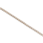 Load image into Gallery viewer, Ready to Ship – 6.70 CT Round Cut Lab-Grown Diamond Bracelet in 10K Yellow Gold