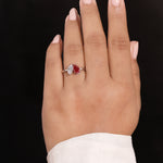Load image into Gallery viewer, Ready-to-Ship 1.46 CT Toi et Moi Lab Grown Diamond Ring in 14K Yellow Gold