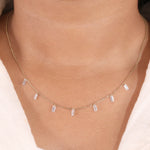 Load image into Gallery viewer, Ready-to-Ship 1.35 CT Drilled Lab-Grown Diamond Necklace in 10K Yellow Gold