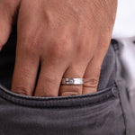 Load image into Gallery viewer, 18K White Gold Solitaire Men&#39;s Diamond Ring
