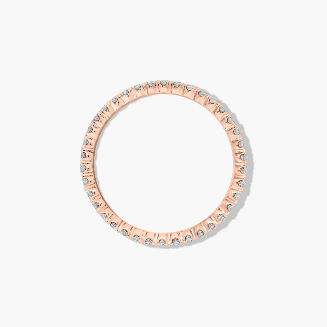 Lab Grown Diamond Eternity Band Ring | 0.50 to 2.00 CTW | Round Cut Full Eternity Style