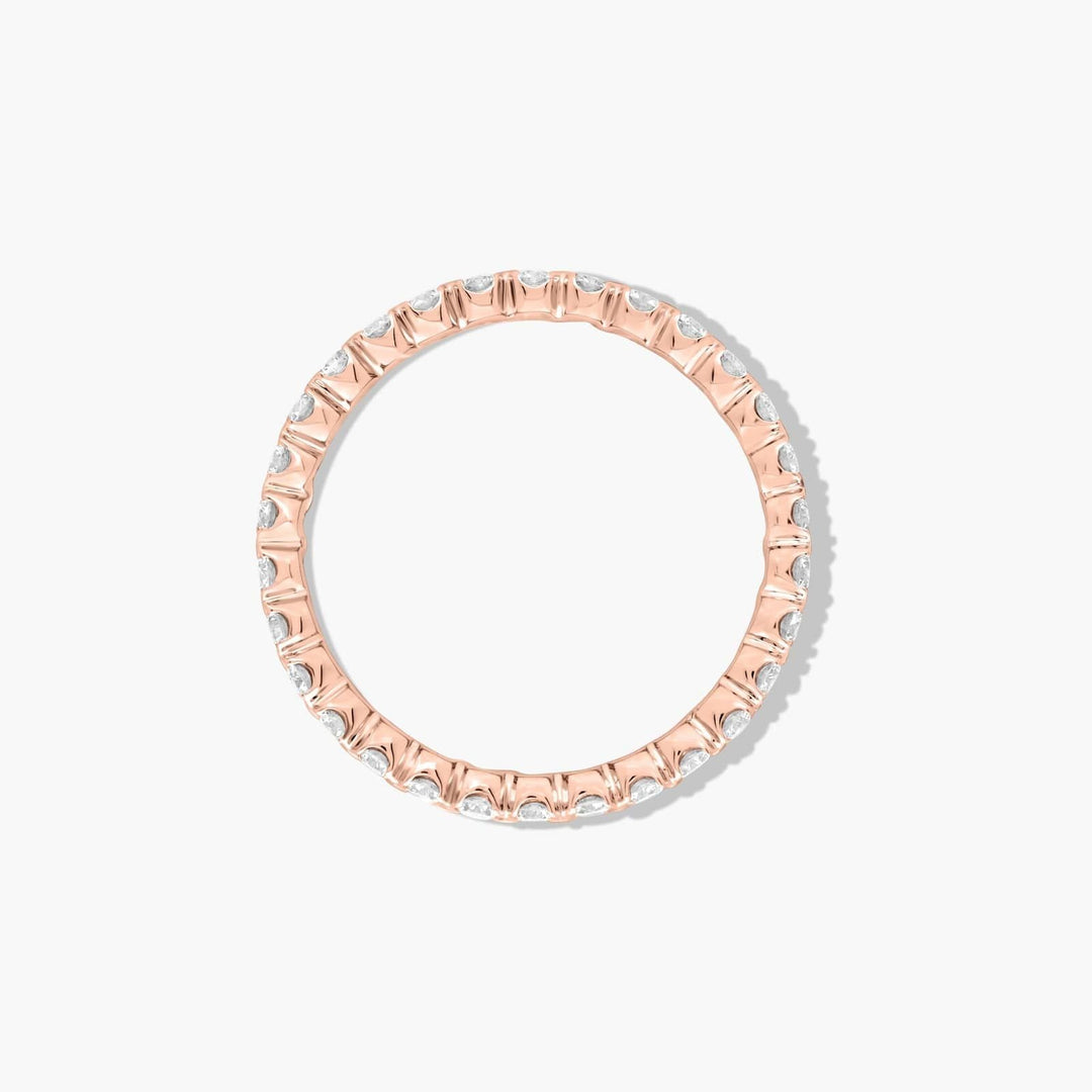 Lab Grown Diamond Eternity Band Ring | 0.50 to 2.00 CTW | Round Cut Full Eternity Style