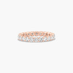 Load image into Gallery viewer, Lab Grown Diamond Eternity Band Ring | 0.50 to 2.00 CTW | Round Cut Full Eternity Style
