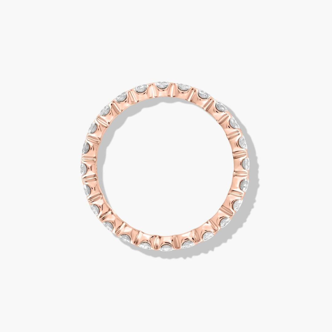 Lab Grown Diamond Eternity Band Ring | 0.50 to 2.00 CTW | Round Cut Full Eternity Style