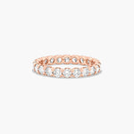 Load image into Gallery viewer, Lab Grown Diamond Eternity Band Ring | 0.50 to 2.00 CTW | Round Cut Full Eternity Style

