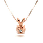 Load image into Gallery viewer, 0.59 CT Lab-Grown Diamond Solitaire Pendant Necklace | Round Cut | 4-Prong | Solid Gold
