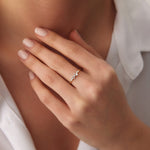 Load image into Gallery viewer, 0.23 CT Lab-Grown Cluster Diamond Ring | 9-Stone IGI Certified Design
