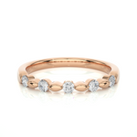 Load image into Gallery viewer, 0.26 CT Round Cut Lab Grown Diamond Marquise-Style 5 Stone Ring  IGI Certified
