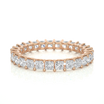 Load image into Gallery viewer, 1.93 CT Princess Cut Lab Grown Diamond Eternity Band | 27 Stones | 10K, 14K &amp; 18K Gold
