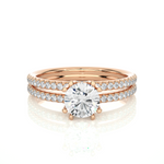 Load image into Gallery viewer, 1.32 CTW Lab-Grown Diamond Split Shank Engagement Ring – Round Cut
