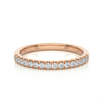Load image into Gallery viewer, 0.25 CT Round Cut Lab Grown Diamond Micro Pave Band  16 Stone IGI Certified
