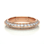 Load image into Gallery viewer, 1.02 CT Round Cut Lab Grown Diamond Two Row Band  34 Stone IGI Certified
