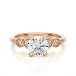 Load image into Gallery viewer, 1.21 CTW Round Lab-Grown Diamond Engagement Ring with Prong &amp; Claw Set E-F / VVS-VS
