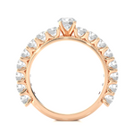 Load image into Gallery viewer, 2.53 CTW Round Lab-Grown Diamond Engagement Ring with Milgrain Detailing E-F / VVS-VS
