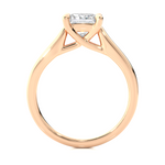 Load image into Gallery viewer, 1.35 CT Princess Cut Lab Grown Diamond Engagement Ring | Bold 4 Stone Gold Band
