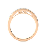 Load image into Gallery viewer, 0.32 CT Princess Cut Lab Grown Diamond Channel Set Band  13 Stone IGI Certified
