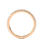 Load image into Gallery viewer, 0.73 CT Round Cut Lab Grown Diamond Micro Pave Band  21 Stone IGI Certified
