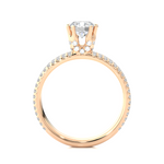 Load image into Gallery viewer, 1.32 CTW Lab-Grown Diamond Split Shank Engagement Ring – Round Cut
