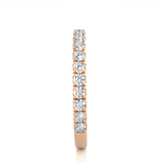 Load image into Gallery viewer, 0.73 CT Round Cut Lab Grown Diamond Micro Pave Band  21 Stone IGI Certified
