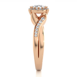 Load image into Gallery viewer, 0.83 Carat Vintage Style Lab-Grown Round Diamond Ring | Timeless Elegance
