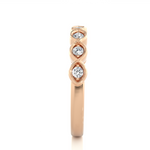 Load image into Gallery viewer, 0.21 CT Round Cut Lab Grown Diamond Marquise-Style 7 Stone Ring  IGI Certified
