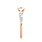 Load image into Gallery viewer, 1.47 CTW Round Lab-Grown Diamond Claw Set Engagement Ring E-F / VVS-VS
