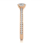 Load image into Gallery viewer, 1.27 CTW Round Lab-Grown Diamond Channel Set Engagement Ring
