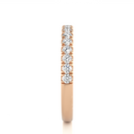 Load image into Gallery viewer, 0.25 CT Round Lab Grown Diamond Petite Micro Pave Ring  16 Stone IGI Certified
