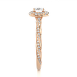 Load image into Gallery viewer, 0.95 Carat Vintage Lab-Grown Round Diamond Ring | 100 Stone Classic Design
