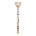 Load image into Gallery viewer, 1.01 CTW Princess Cut Solitaire Lab-Grown Diamond Engagement Ring
