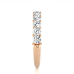 Load image into Gallery viewer, 0.60 CT Round Cut Lab Grown Diamond Channel Set Band  11 Stone IGI Certified
