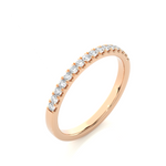 Load image into Gallery viewer, 0.25 CT Round Cut Lab Grown Diamond Micro Pave Band  16 Stone IGI Certified
