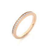 Load image into Gallery viewer, 0.19 CT Round Cut Lab Grown Diamond Prong Set Band  23 Stone IGI Certified
