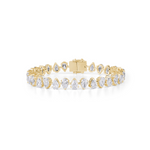 Load image into Gallery viewer, Tennis Pear-Shaped Diamond Bracelet – Bold, Elegant &amp; Ethical

