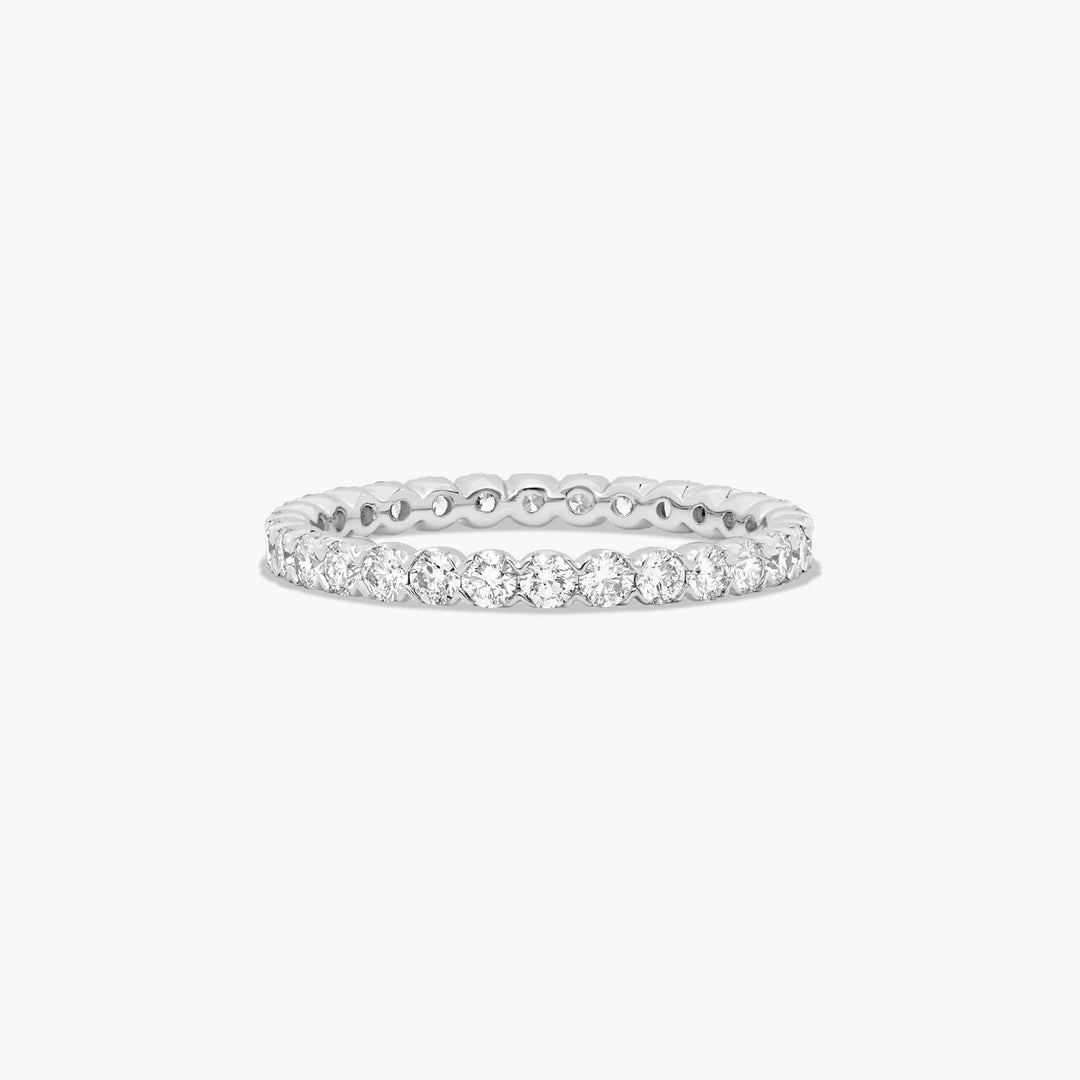 Lab Grown Diamond Eternity Band Ring | 0.50 to 2.00 CTW | Round Cut Full Eternity Style