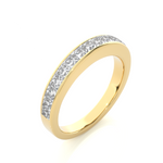 Load image into Gallery viewer, 0.98 CT Princess Cut Lab Grown Diamond Eternity Band  15 Stone IGI Certified
