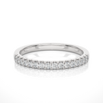 Load image into Gallery viewer, 0.25 CT Round Cut Lab Grown Diamond Micro Pave Band  16 Stone IGI Certified
