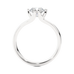 Load image into Gallery viewer, 1.08 CT Round Brilliant Lab Grown Diamond Solitaire Engagement Ring | Gold Band

