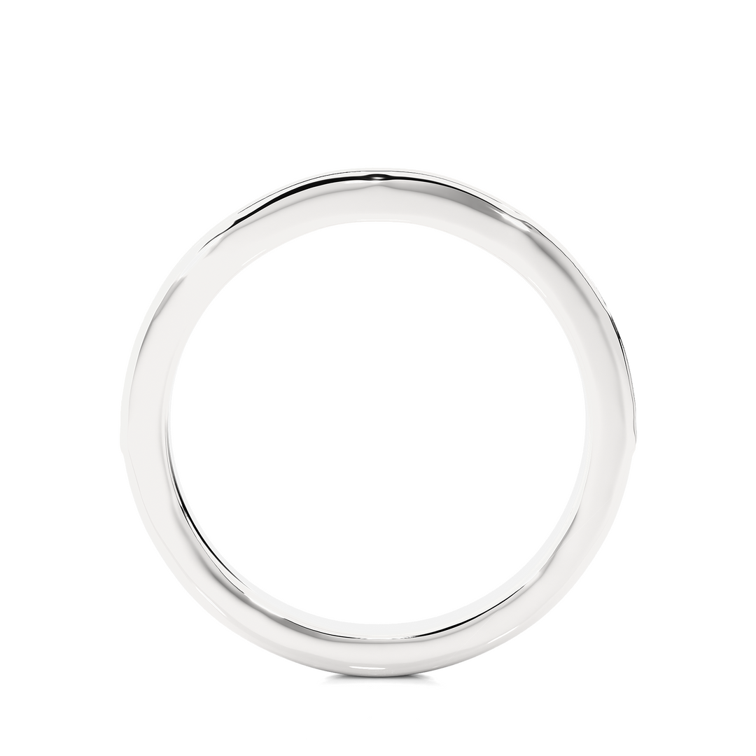 0.19 CT Round Cut Lab Grown Diamond Prong Set Band  23 Stone IGI Certified