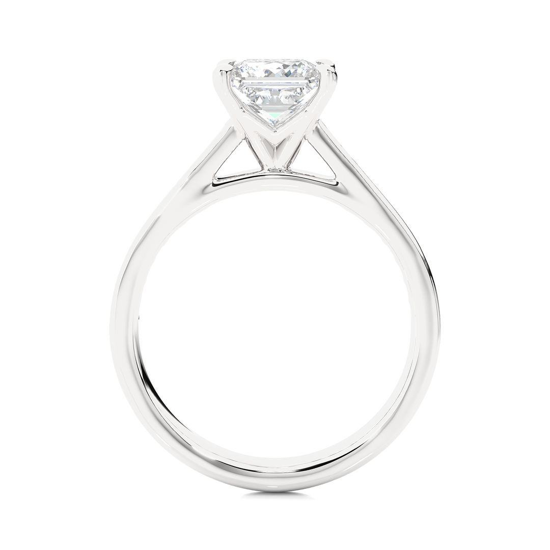 1.95 CTW Princess Cut Lab-Grown Diamond Channel Set Engagement Ring E-F / VVS-VS
