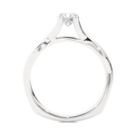 Load image into Gallery viewer, 0.47 CT Lab Grown Diamond Infinity Engagement Ring | Gold Band
