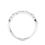 Load image into Gallery viewer, 0.26 CT Round Cut Lab Grown Diamond Marquise-Style 5 Stone Ring  IGI Certified
