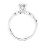 Load image into Gallery viewer, 1.21 CTW Round Lab-Grown Diamond Engagement Ring with Prong &amp; Claw Set E-F / VVS-VS
