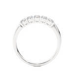 Load image into Gallery viewer, 0.51 CT Round Cut Lab Grown Diamond Five Stone Prong Set Ring  IGI Certified
