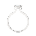 Load image into Gallery viewer, 1.34 CTW Round Lab-Grown Diamond Engagement Ring with Split Shank E-F / VVS-VS
