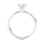 Load image into Gallery viewer, 0.78 CT Princess Cut Lab Grown Diamond Solitaire Engagement Ring | Four Prong Gold Band
