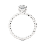 Load image into Gallery viewer, 0.98 CT Round Lab Grown Diamond Solitaire Engagement Ring | Gold Band
