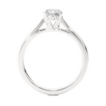 Load image into Gallery viewer, 0.73 CT Round Lab Grown Diamond Solitaire Engagement Ring | Four Prong Gold Band
