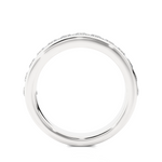 Load image into Gallery viewer, 0.96 CT Round Cut Lab Grown Diamond Channel Set Band  13 Stone IGI Certified
