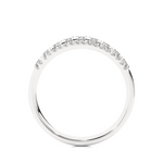 Load image into Gallery viewer, 0.47 CT Round Cut Lab Grown Diamond Micro Pave Band  9 Stone IGI Certified
